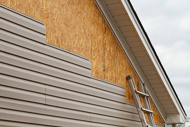 Professional Emergency Siding Repair technician working in Rockville, CT